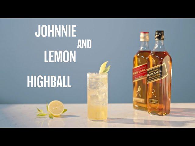 JW Johnnie & Lemon Highball