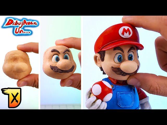 How to make SUPER MARIO BROS the movie plasticine clay sculpture || Drawvengers Ep 3 || DibujAme Un