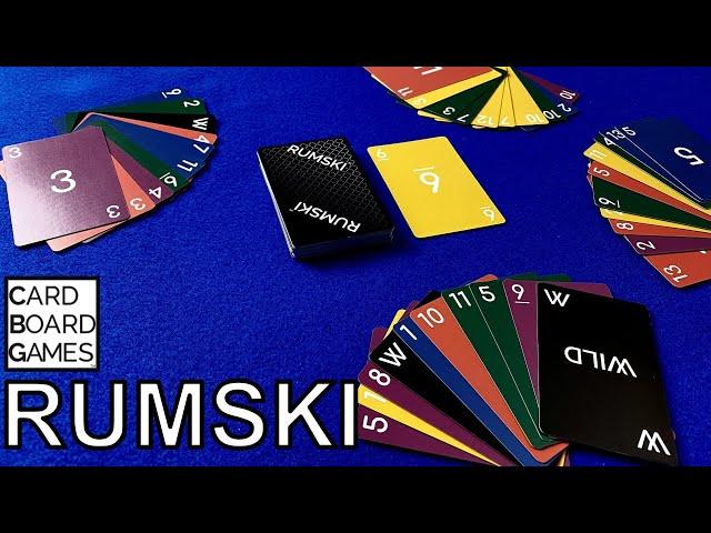 How to Play Rumski - A NEW Rummy Game