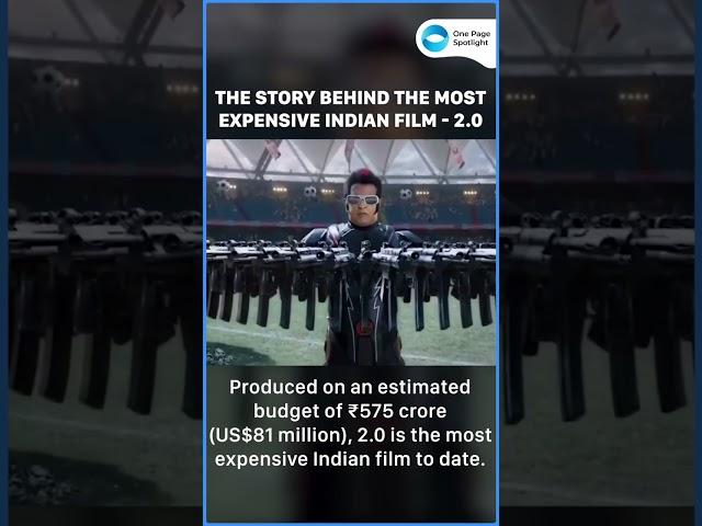 Robot 2: Most expensive Indian film #shorts