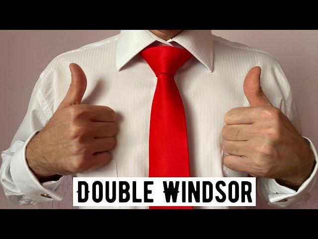 How to tie a tie - Super Easy (Double Windsor)