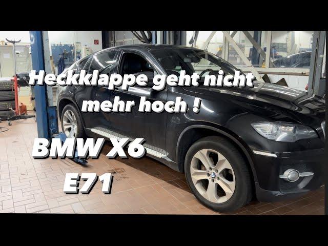 BMW X6 E71 Heckklappe geht nicht mehr auf | Heckklappendämpfer defekt | KENO