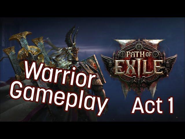 Path of Exile 2: Warrior Full Act1+ Gameplay (no commentary)