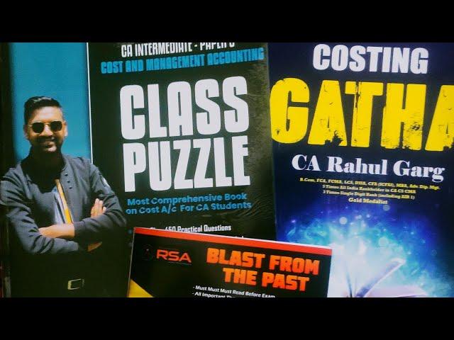 CA Rahul Garg Costing books unboxing... | review of Rahul Garg sir