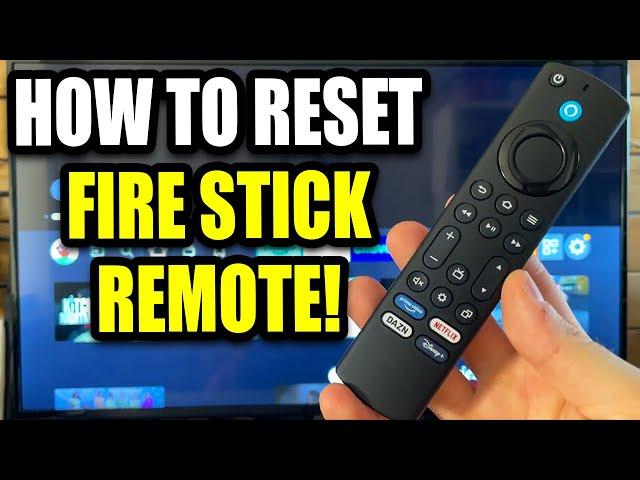 How to Reset Fire Stick Remote & Fix Most Issues