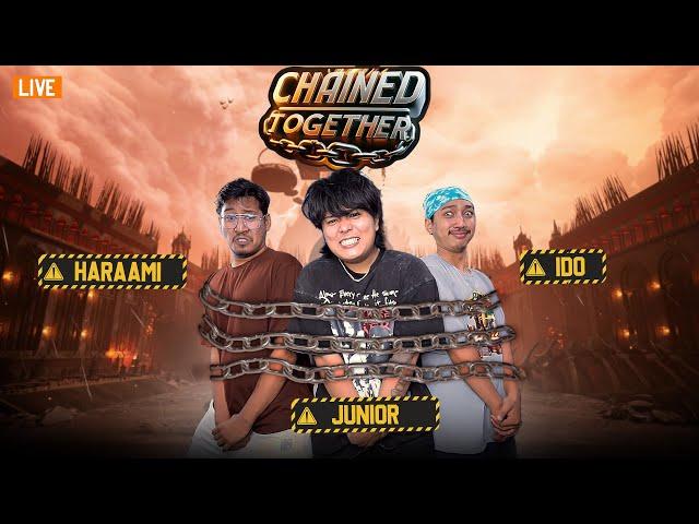 CHAINED TOGETHER LIVE STREAM MARATHON IN ONE ROOM  | JUNIOR @HARAAMI IDO