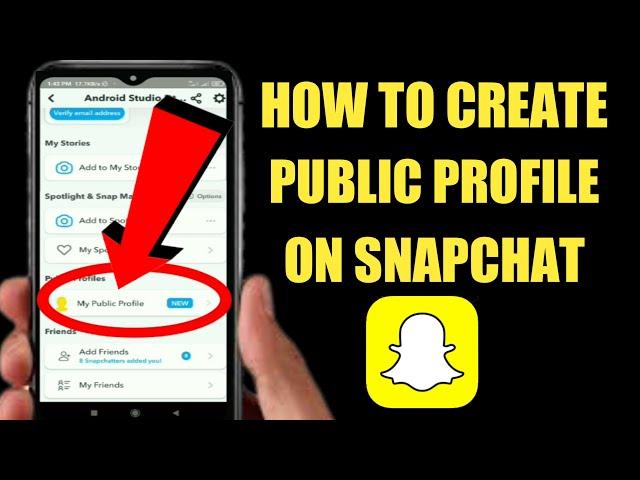 How To Make Public Profile On Snapchat 2022 | How To Create Snapchat Public Profile |