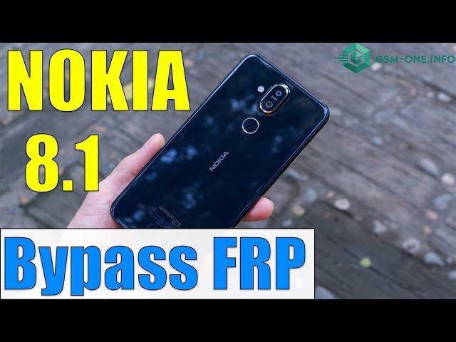 How to Bypass FRP NOKIA 8.1 Android 9