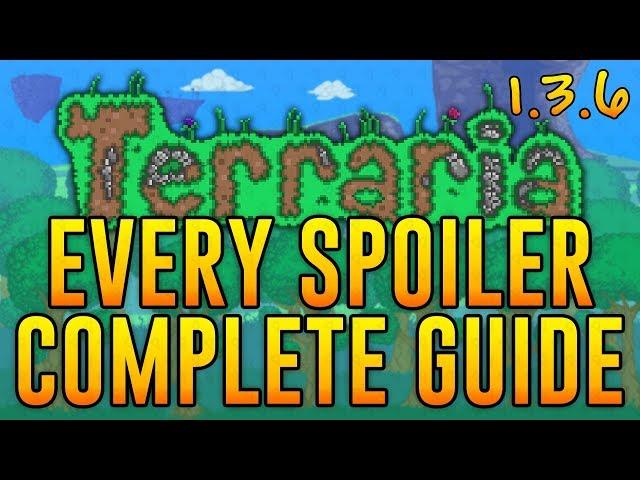 Terraria 1.3.6 Update ALL Spoilers! Every New Spoiler 2018