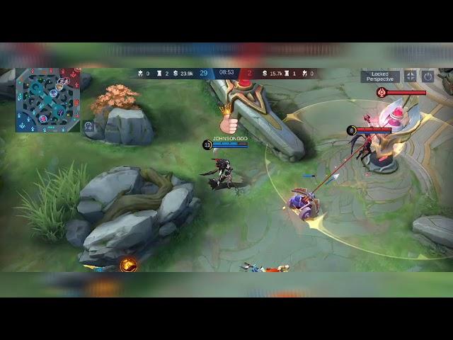 PHARSA GAMEPLAY 19 - 0 - 22 KARINA SAVAGE (MOBILE LEGEND BANG BANG)