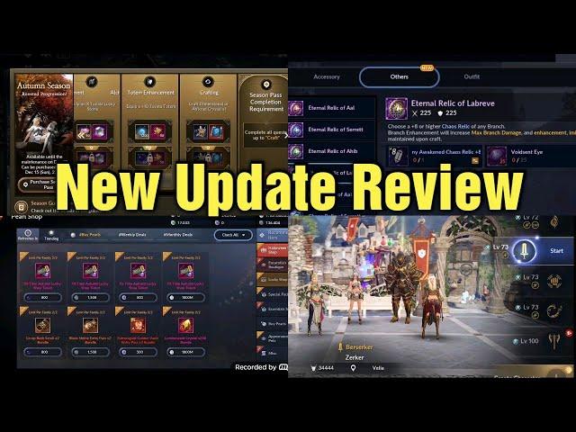 Black Desert Mobile Update Review:  New Season Eternal Relics, Free CP, Improvements & More