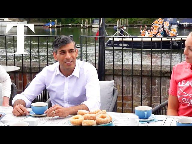 Rishi Sunak’s campaign visit interrupted by Lib Dem stunt