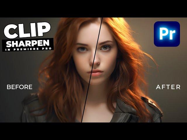 How To SHARPEN VIDEO In Premiere Pro