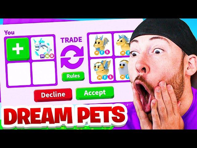 Trading The FROST FURY FOR DREAM PETS!! Roblox Adopt Me Trading!