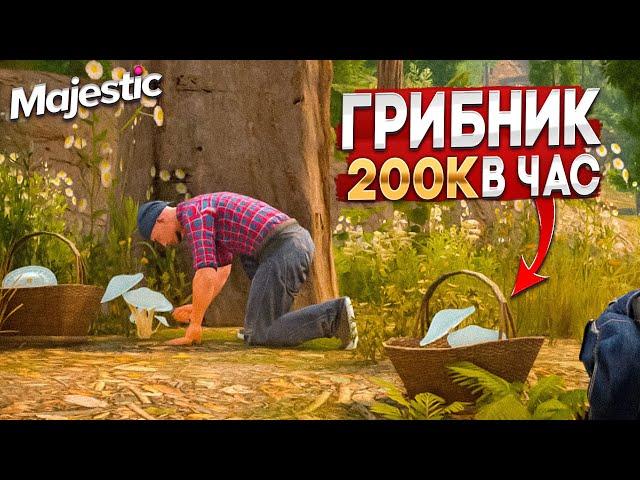 200.000$ В ЧАС! ЛУЧШАЯ РАБОТА ГРИБНИКА НА MAJESTIC RP GTA 5 - ГРИБНИК МАДЖЕСТИК РП