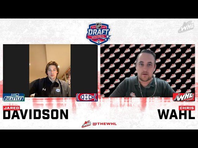 2022 NHL Draft 1-on-1 - Jared Davidson