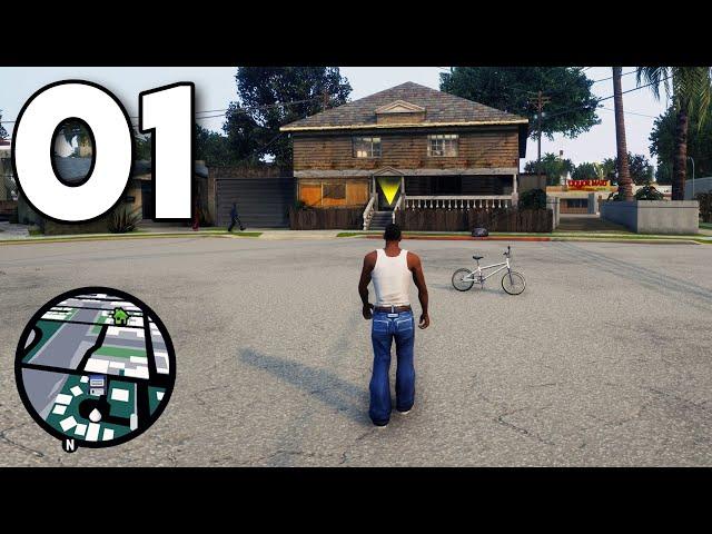 GTA San Andreas Remastered - Part 1 - The Beginning