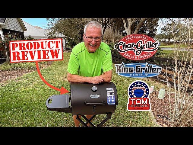 Honest Review of The Char-Griller King Griller Gambler Portable Charcoal Grill! / Awesome!