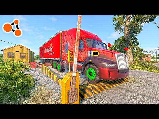 Trucks Vs Ledge BeamNG.drive | Beamng Crashes TV