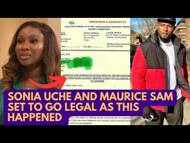 Sonia Uche and Maurice Sam set to go legal as this happened.  oh no! Why #soniauche #viralvideo