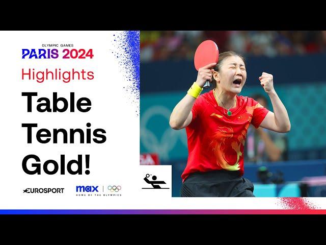 Chen Meng Wins GOLD for China!  | Table Tennis Women's Singles #Paris2024 #Olympics