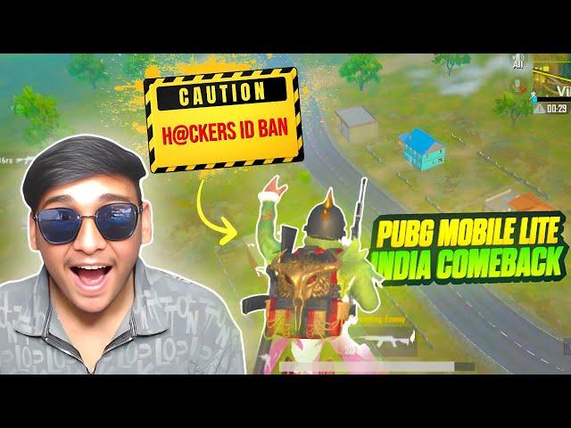 PUBG Lite Unban  PUBG Lite Back in INDIA | PUBG Lite New Update | PUBG lite India - LION x GAMING