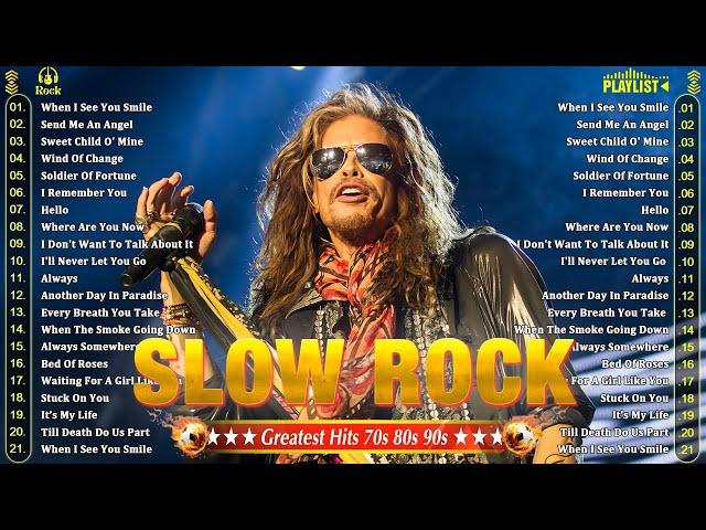 Scorpions, U2, Led Zeppelin, Bon Jovi, Aerosmith, Eagles - Greatest Slow Rock Ballads 70s, 80s & 90s