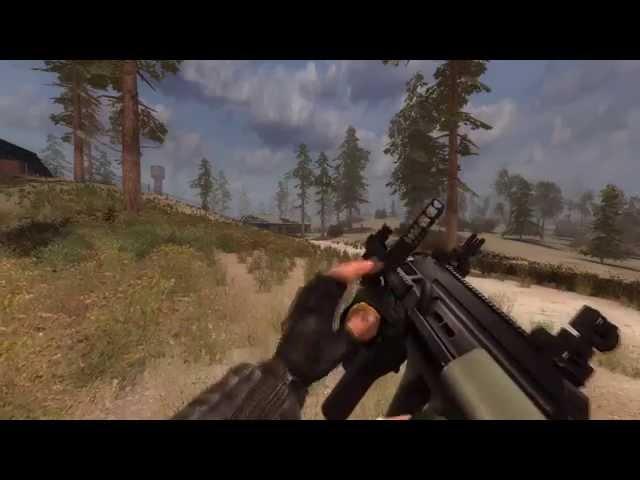 Stalker CoP, Shoker Weapon Mod 3.0, Steyr AUG A1; A3