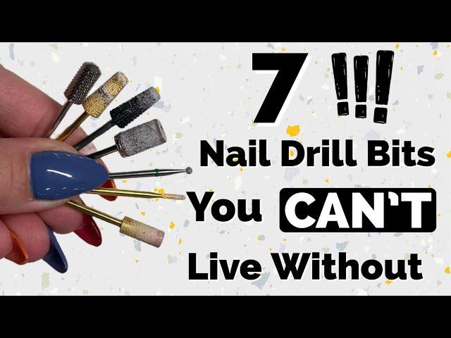 7 MUST HAVE Nail Drill Bits for DIYers