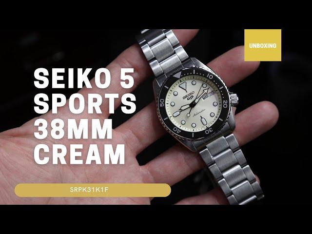 Unboxing Seiko 5 Sports 38mm Cream SRPK31