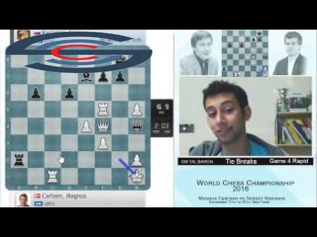 GM Tal Baron, Chess Orgasm - Magnus Carlsen vs. Sergey Karjakin, last move of