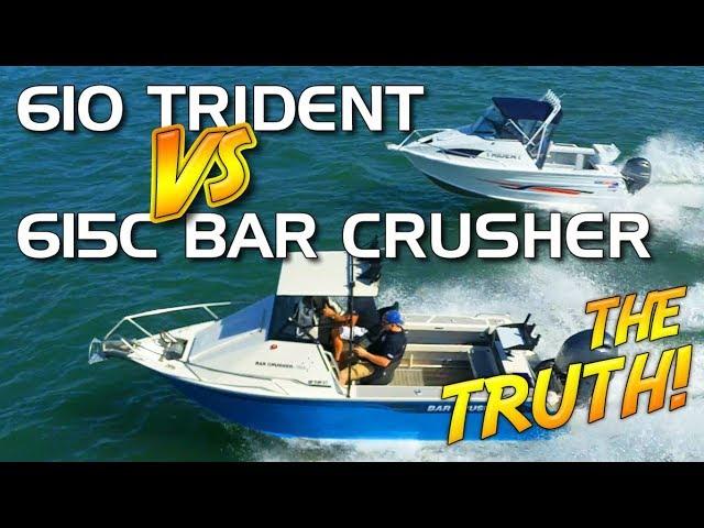610 Trident vs 615C Barcrusher on-water comparison | Brisbane Yamaha