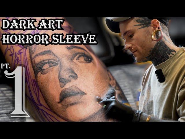 Tattoo Experience: Dark Art Horror Sleeve Pt. 1 w/ Jon Nelson