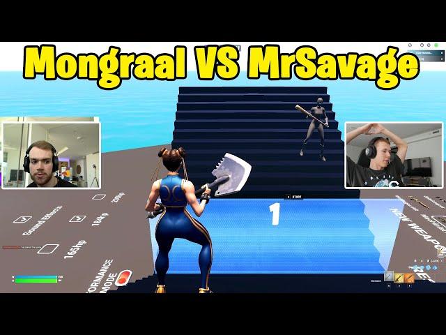 Mongraal VS MrSavage 1v1 Buildfights!