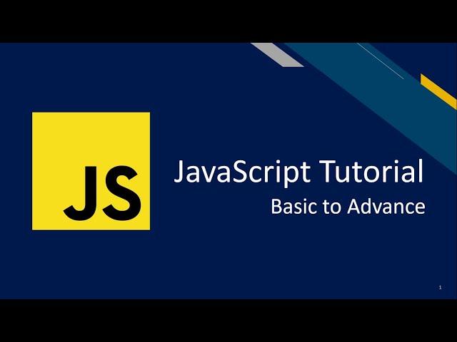 JavaScript Basic to Advance Full Course [ Tagalog ]