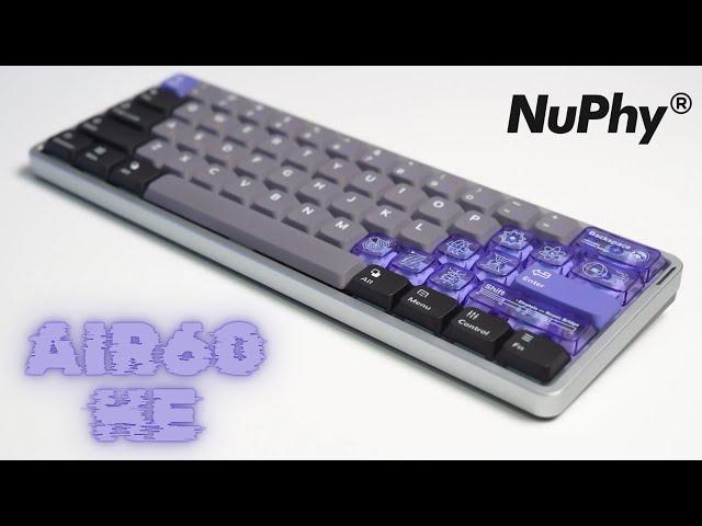 Nuphy Air60 HE - World's first low profile HE keyboard! (Unboxing, Review & Sound Test)