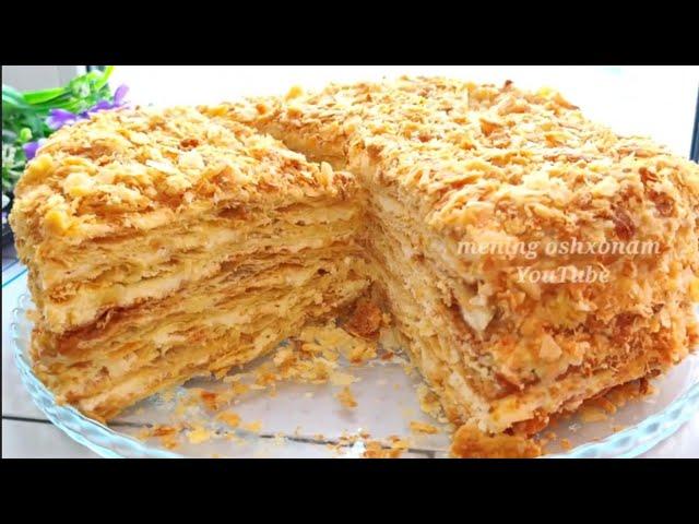 За Копейки в Два разы вкуснее любого Торта! Как я Готовлю Легендарный Торт Наполеон идеальный рецепт