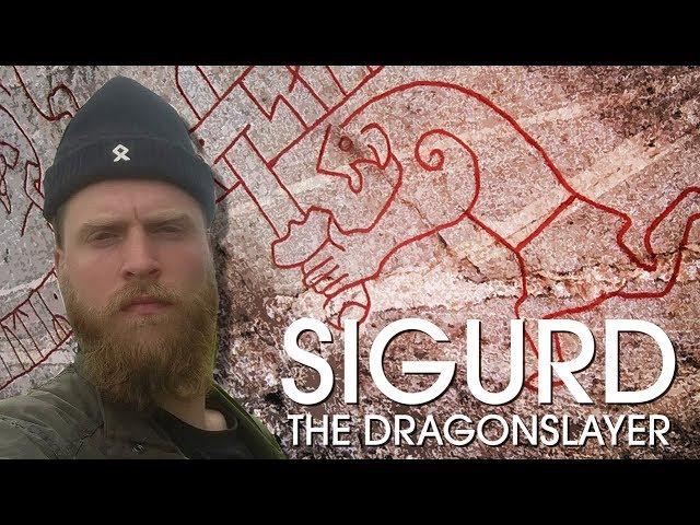 Sigurd the Dragonslayer - A Viking Rune Stone 