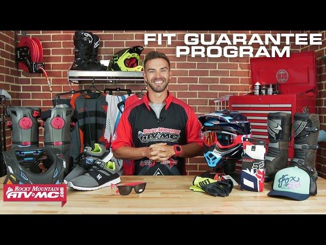 Apparel Fit Guarantee Program | Rocky Mountain ATV/MC