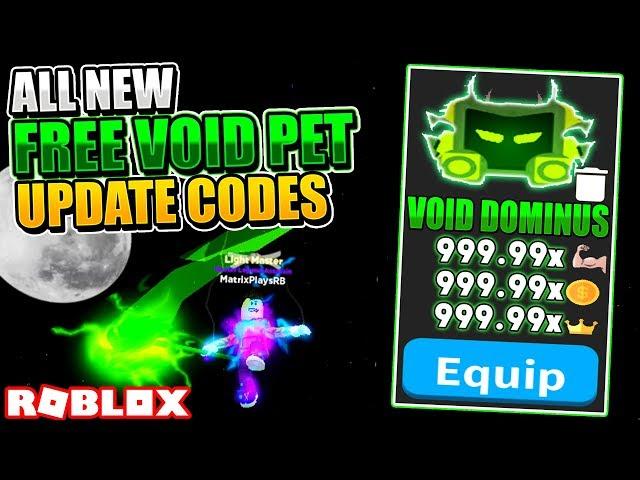 ALL FREE *VOID PET* UPDATE CODES in NEW SABER SIMULATOR UPDATE! (Roblox Codes)