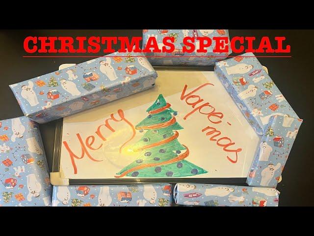 The Vapemixr Christmas Special: Unwapping and unboxing 7 different vapes!