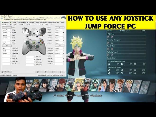 Use Any Controller or Joystick To Play Jump Force on PC