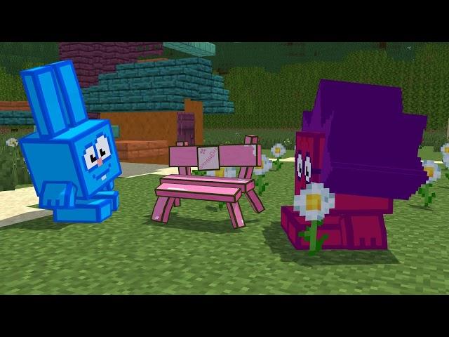 Смешарики Скамейка в Minecraft Часть 1