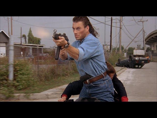 Hard Target - Town Shootout & Chase Scene (1440p)