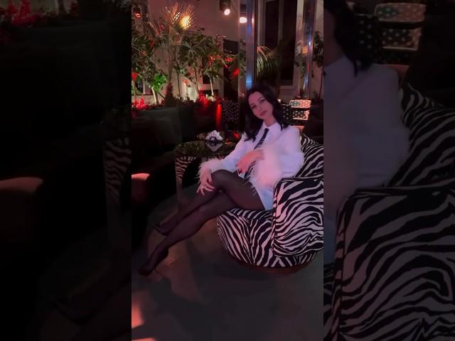 Yelisavieta in black pantyhose and heels new look  #shorts #nylons #pantyhose #tights