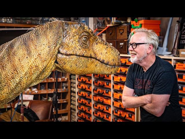 Adam Savage's Dino Build: Wearing the Raptor Costume! (Ep 5)