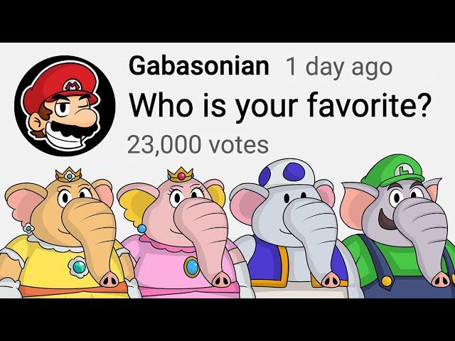 Favorite Elephant Mario Character? - Super Mario Bros. Wonder