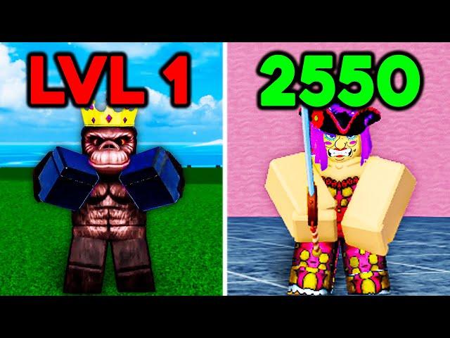 Level 1 - 2550 But I Can Only Kill Bosses in Blox Fruits