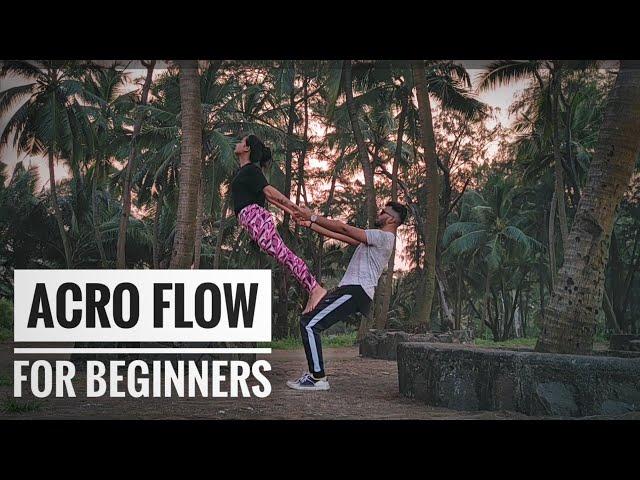 Acroyoga - A Blend of Acrobatics & Yoga (Beginners Flow) | India | Urban Acroyogi