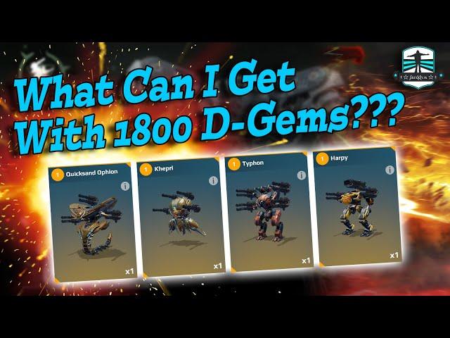 What Can I Get From 1800 D-Gems In The Gold Chest Opening - War Robots